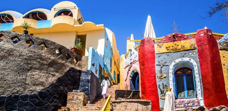 Nubian Village In Aswan
